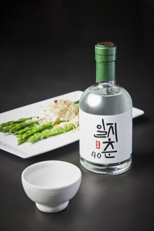 [노금주가] 일지춘40 철원 오대쌀로 빚은 40도소주 375mL x 1병